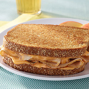 Tangy Toasted Turkey & Cheese Sandwich
